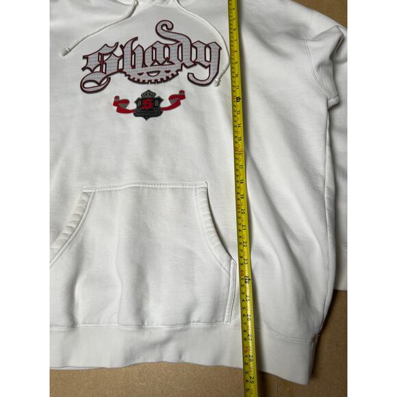 2000'S Shady LTD 2XL White Hoodie Pullover Crown Logo - Picture 3 of 9